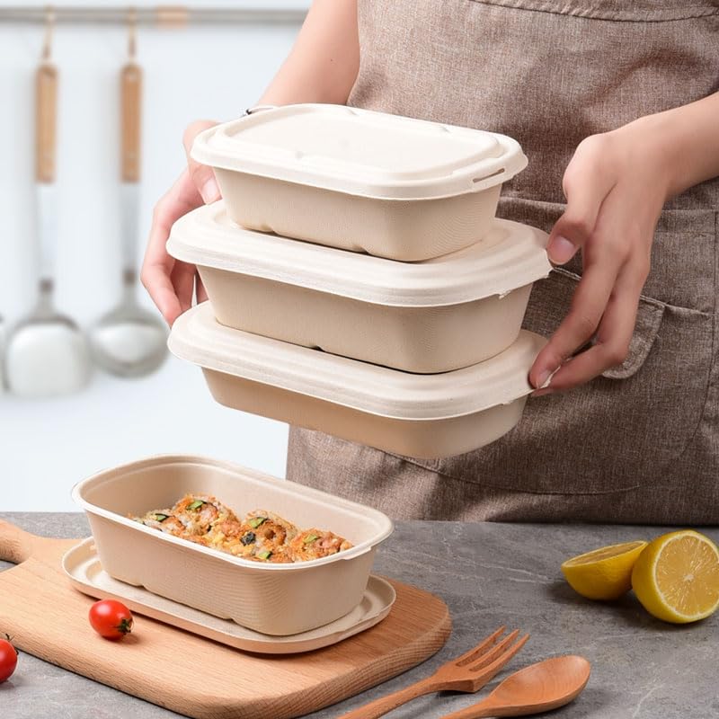 DI QIU REN leakproof, grease-resistant container for mess-free transport