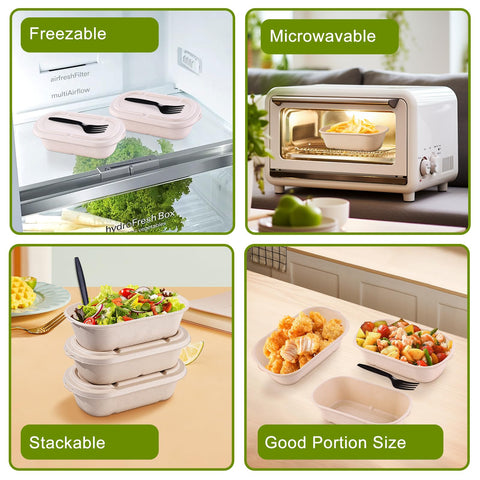 DI QIU REN oven-safe takeout container for bake-to-table meals
