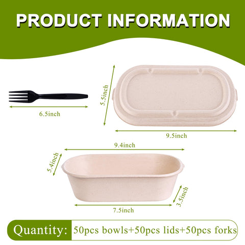 DI QIU REN sugarcane pulp to-go containers, eco-friendly packaging solution