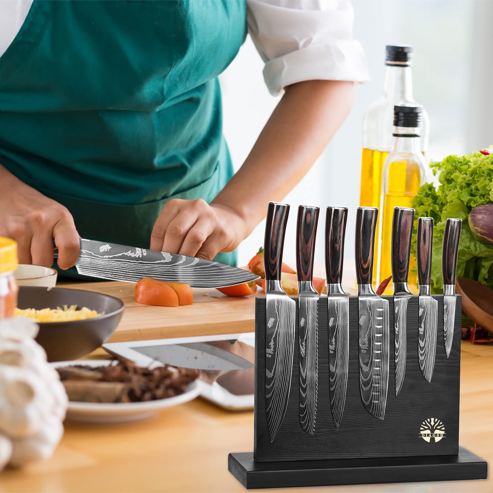 Cuchillo chef Diagsh de 8 pulgadas para preparaciones rápidas