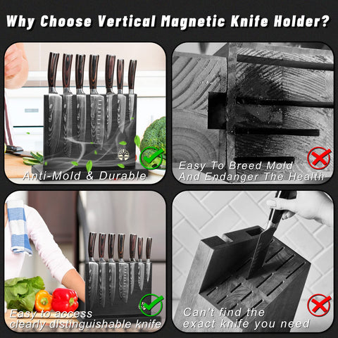 Cuchillo Santoku Diagsh de 7 pulgadas para verduras y carnes