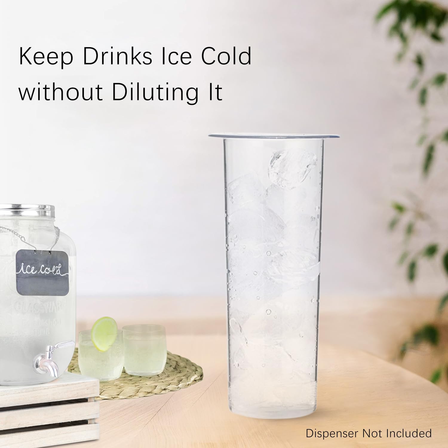 DiatomiteCo inserts fit 1 gallon dispensers for easy large-batch entertaining.