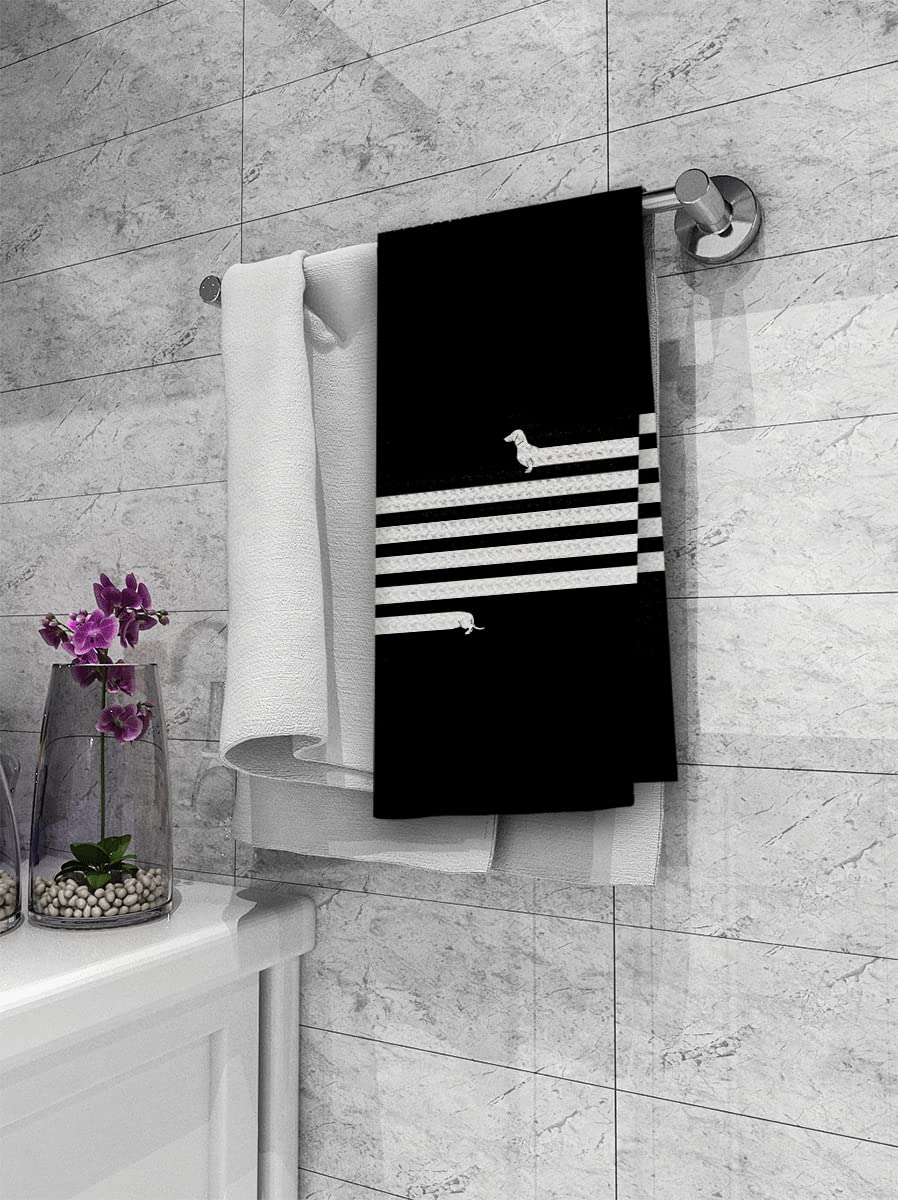 Dibor towels in kitchen and bathroom setting for clean, quick drying