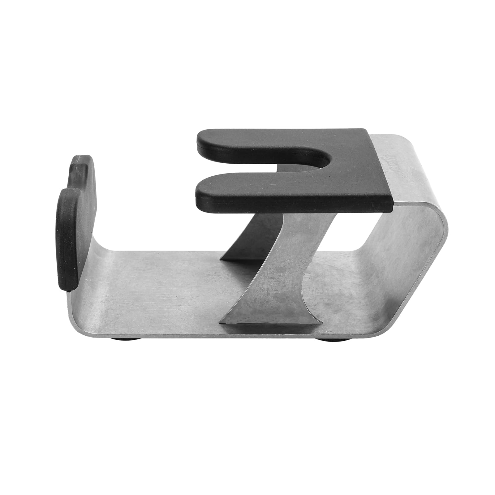 DIBTSA rests portafilters securely above the work surface.