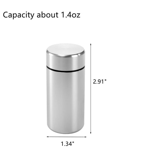 Dicunoy aluminum tea tins emphasize compact, travel-friendly design.