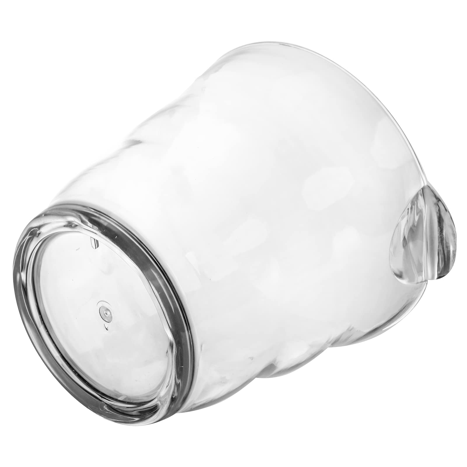 Dicunoy clear ice bucket body showing contents and clean surface