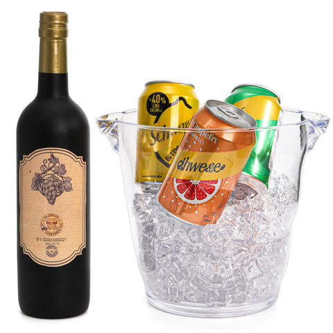 Dicunoy ice bucket with wave shape design for stable grip