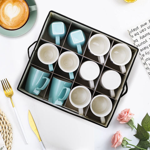 Dicunoy mug storage box is quick to assemble and ready in minutes.