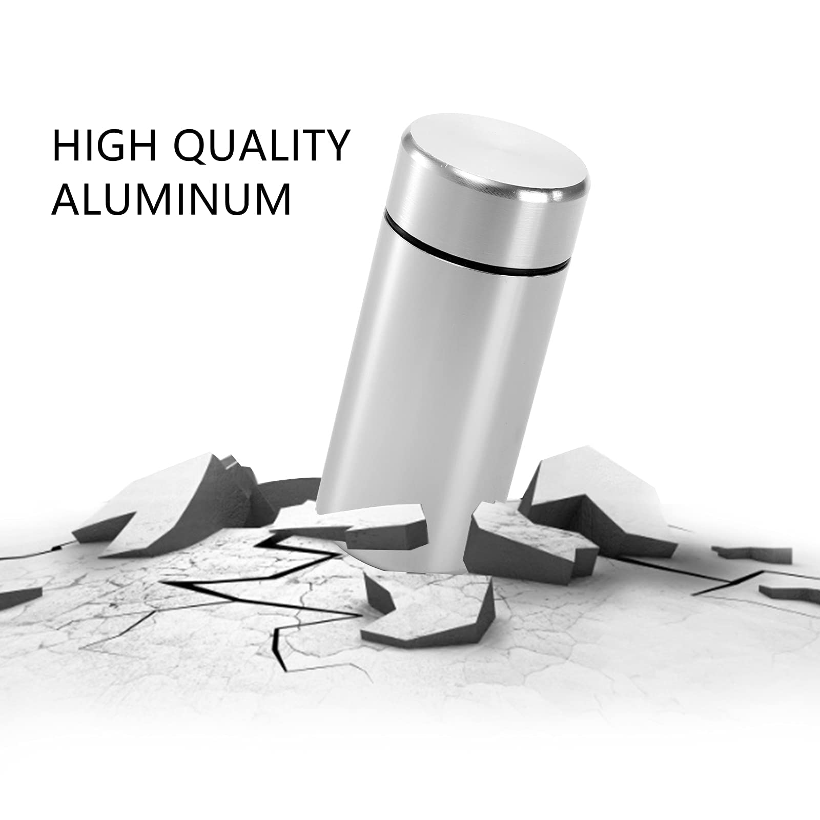 Dicunoy screw-on lids seal securely to protect spices and tea.