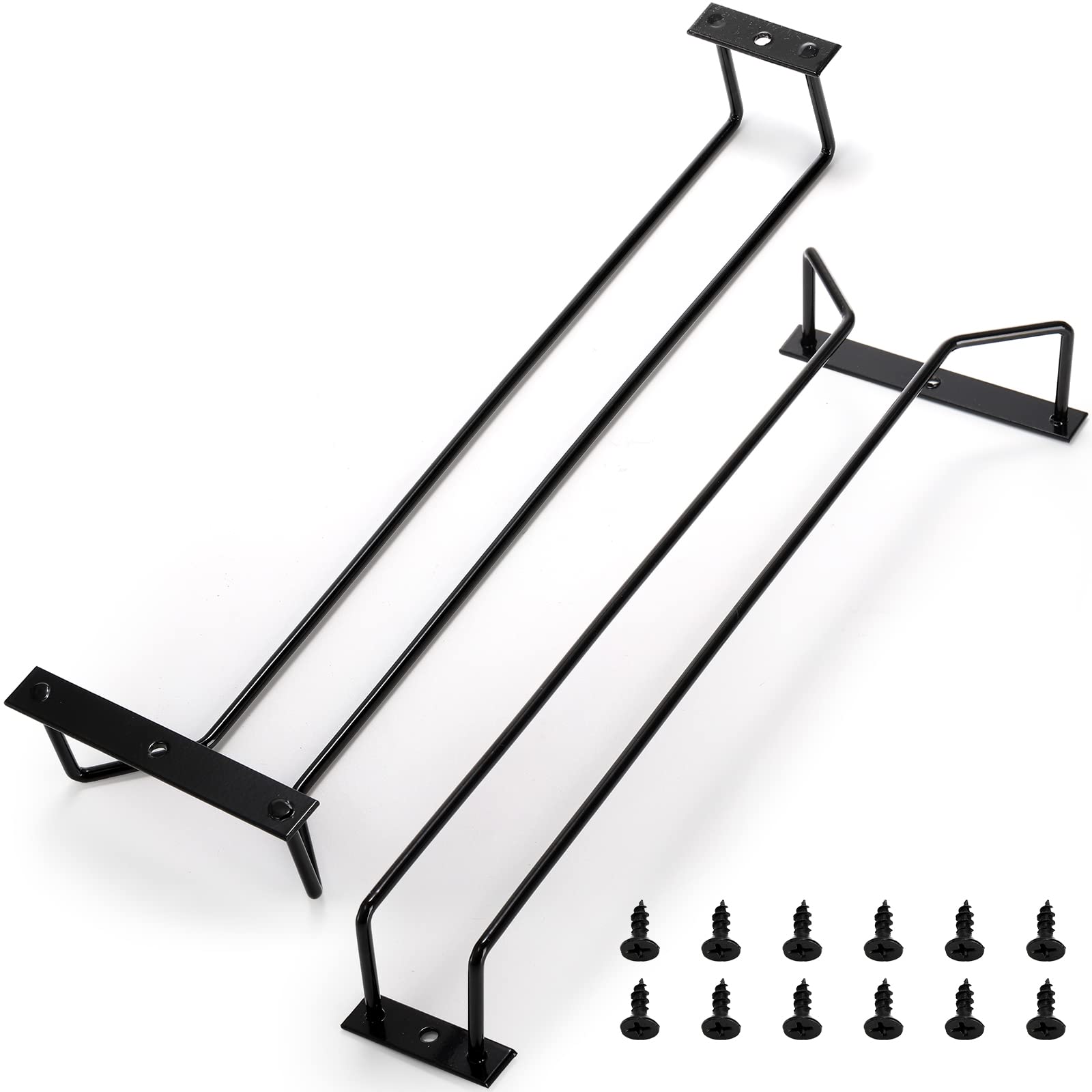 Dicunoy 14-inch under-cabinet rack fits 3 to 4 glasses securely