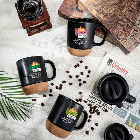 Didaey 13.5 oz dumpster fire mug for tea and cocoa