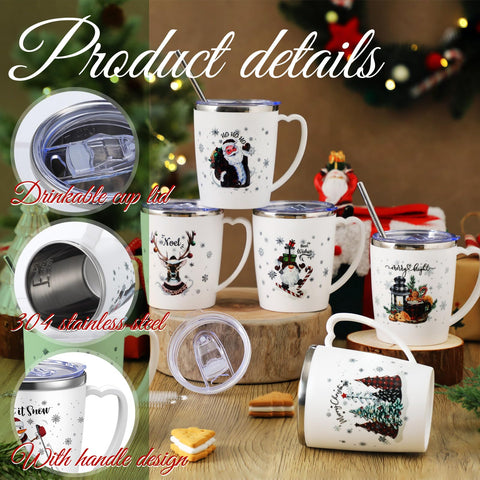 Didaey Santa Claus design mug adds festive charm to coffee or cocoa.