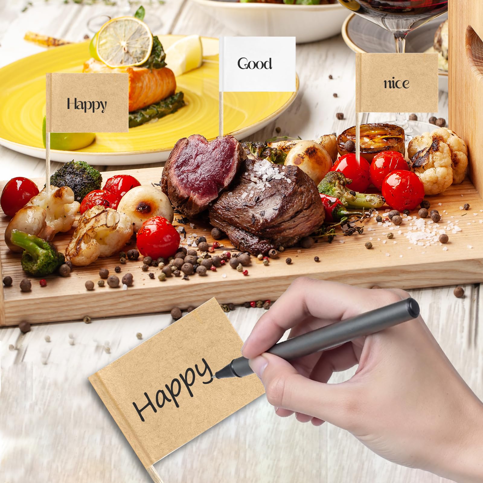 DIFENLUN 68-piece charcuterie set kit ready for outdoor entertaining.
