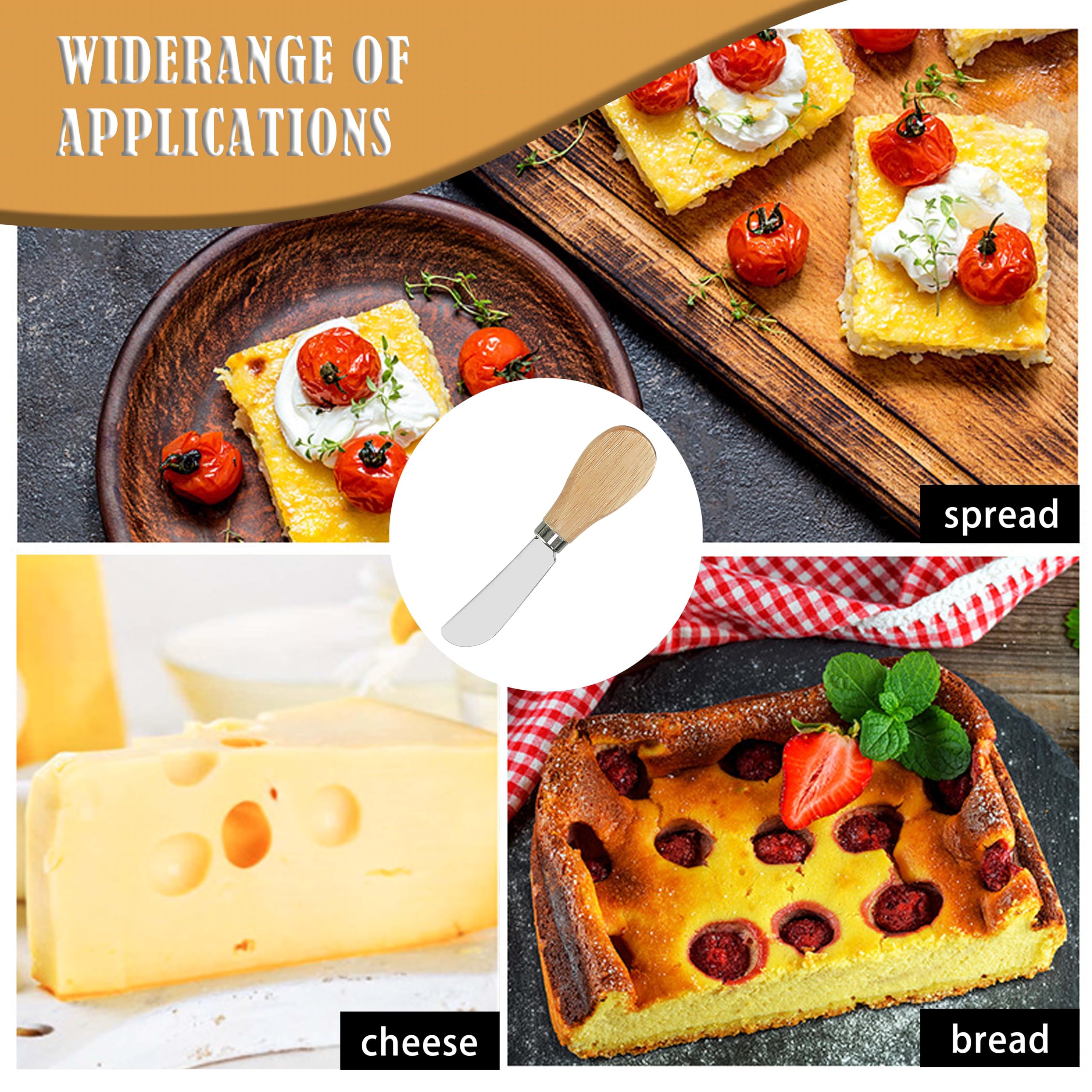 DIFENLUN ergonomic spreader with textured wooden handle for confident control
