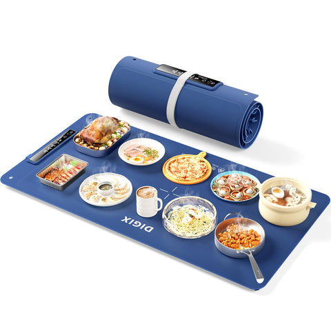 DIGIX XXL food warming mat 36x16 surface heats evenly for party-size buffets