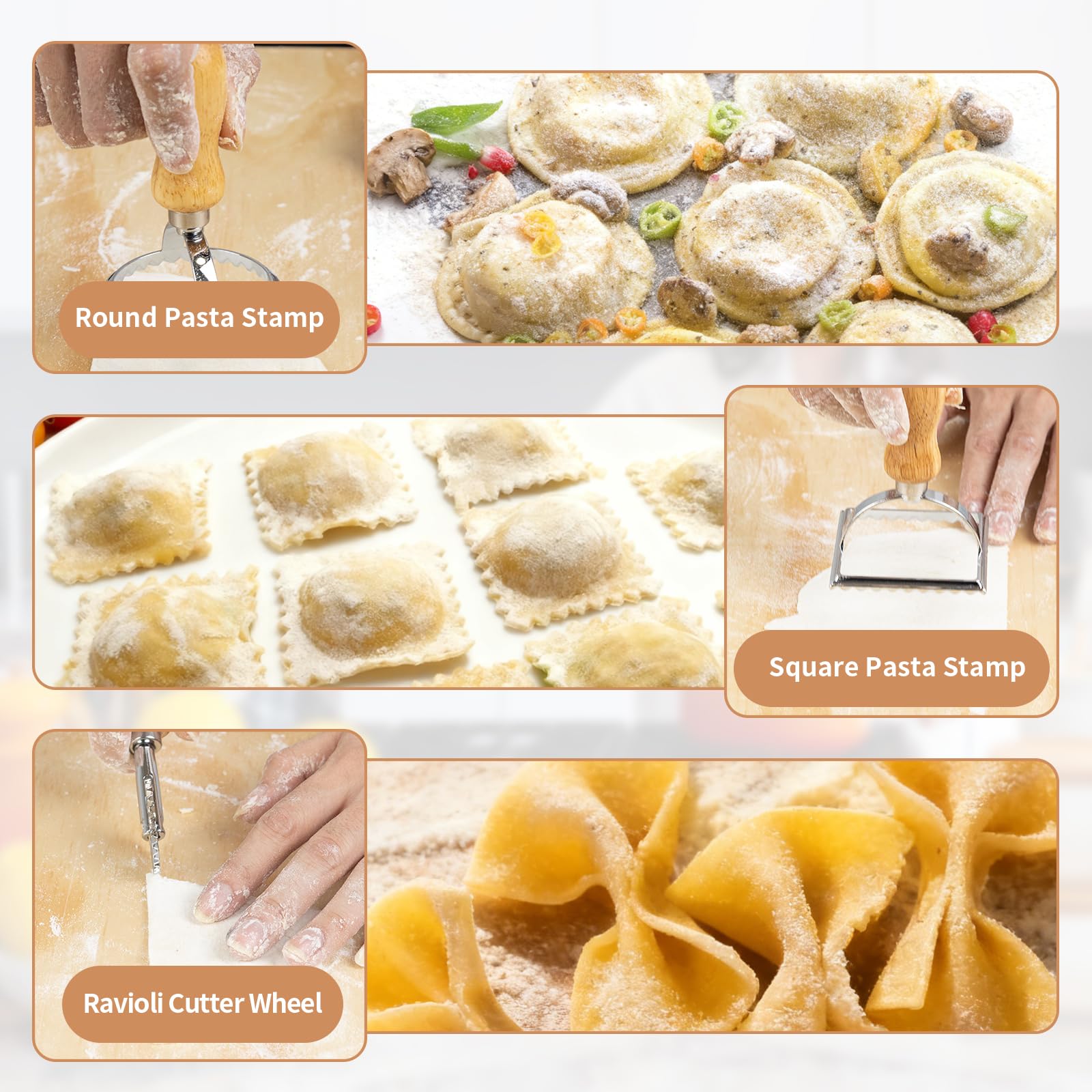 DigNew gnocchi board helps shape uniform dumplings and gnocchi.