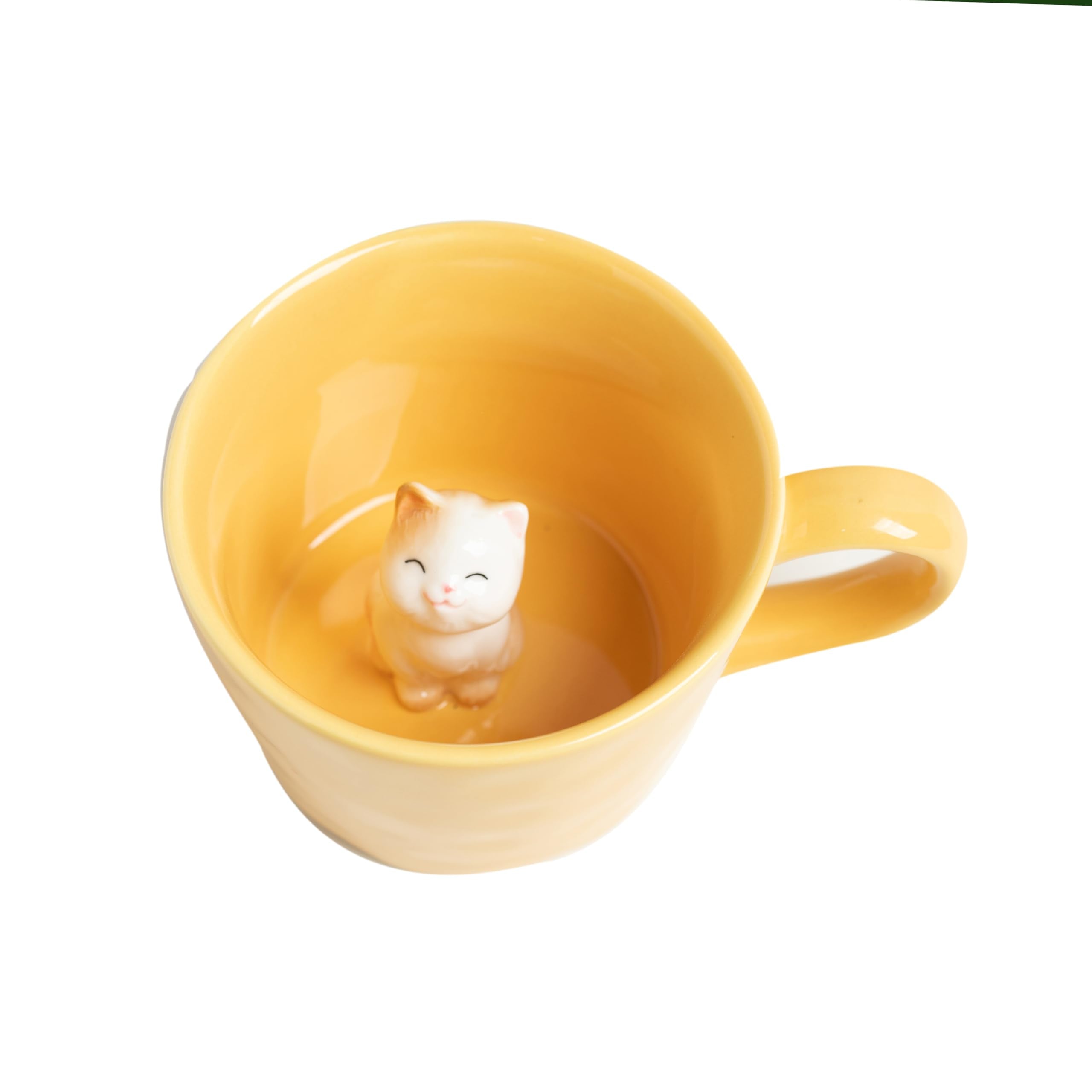DIHOclub cat coffee cup with hidden cat inside that reveals as you sip