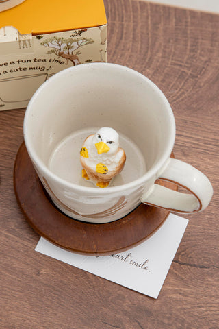 DIHOclub hand-painted wild animal mug adds charm to your tea or coffee