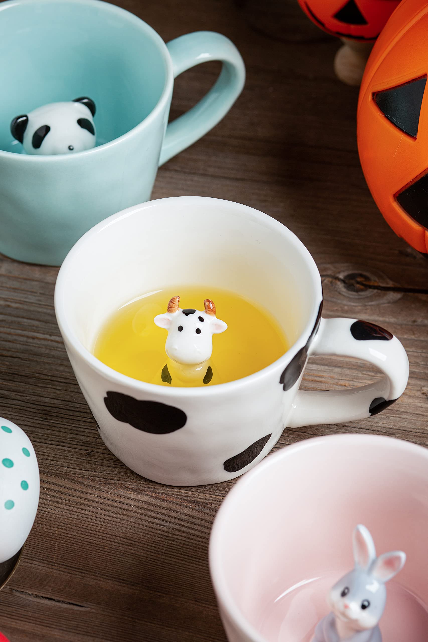 DIHOclub cow mug is microwave and dishwasher safe for easy cleanup.