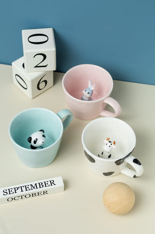 DIHOclub cow mug stands out as a stylish desk companion at home or work.