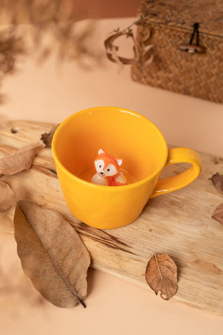 DIHOclub hand-painted fox mug adds charm to gifting