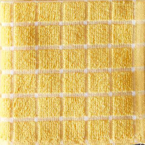 DII windowpane dishcloths in yellow offer versatile wiping for counters and dishes