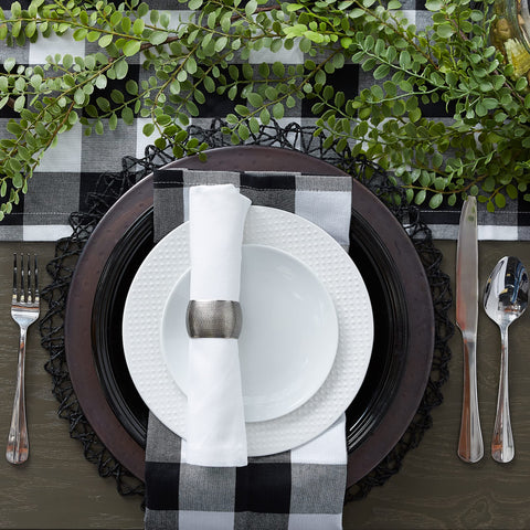 Buffalo check collection decor in a cozy living space