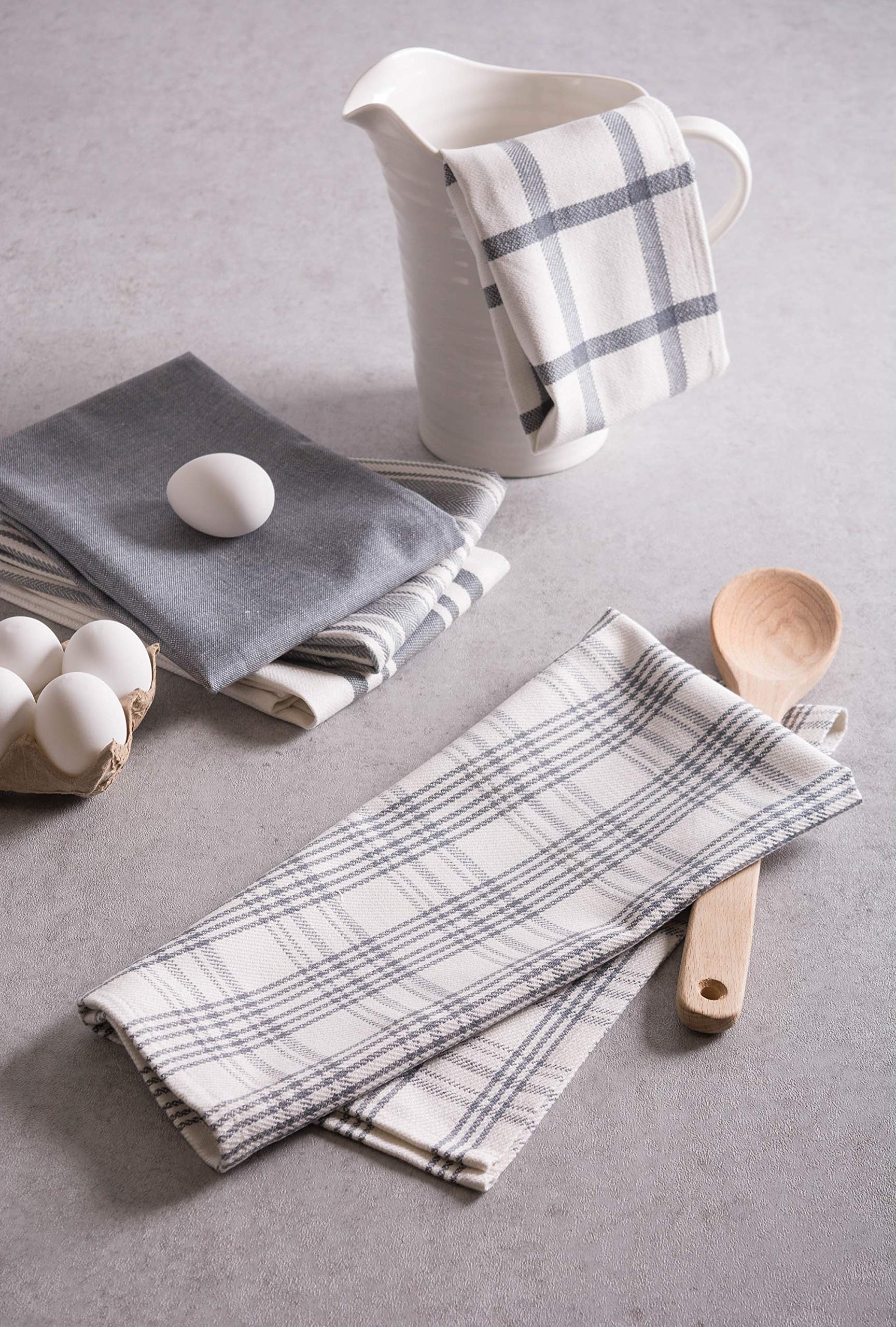 DII cotton towels absorbent and quick-drying in a busy kitchen.