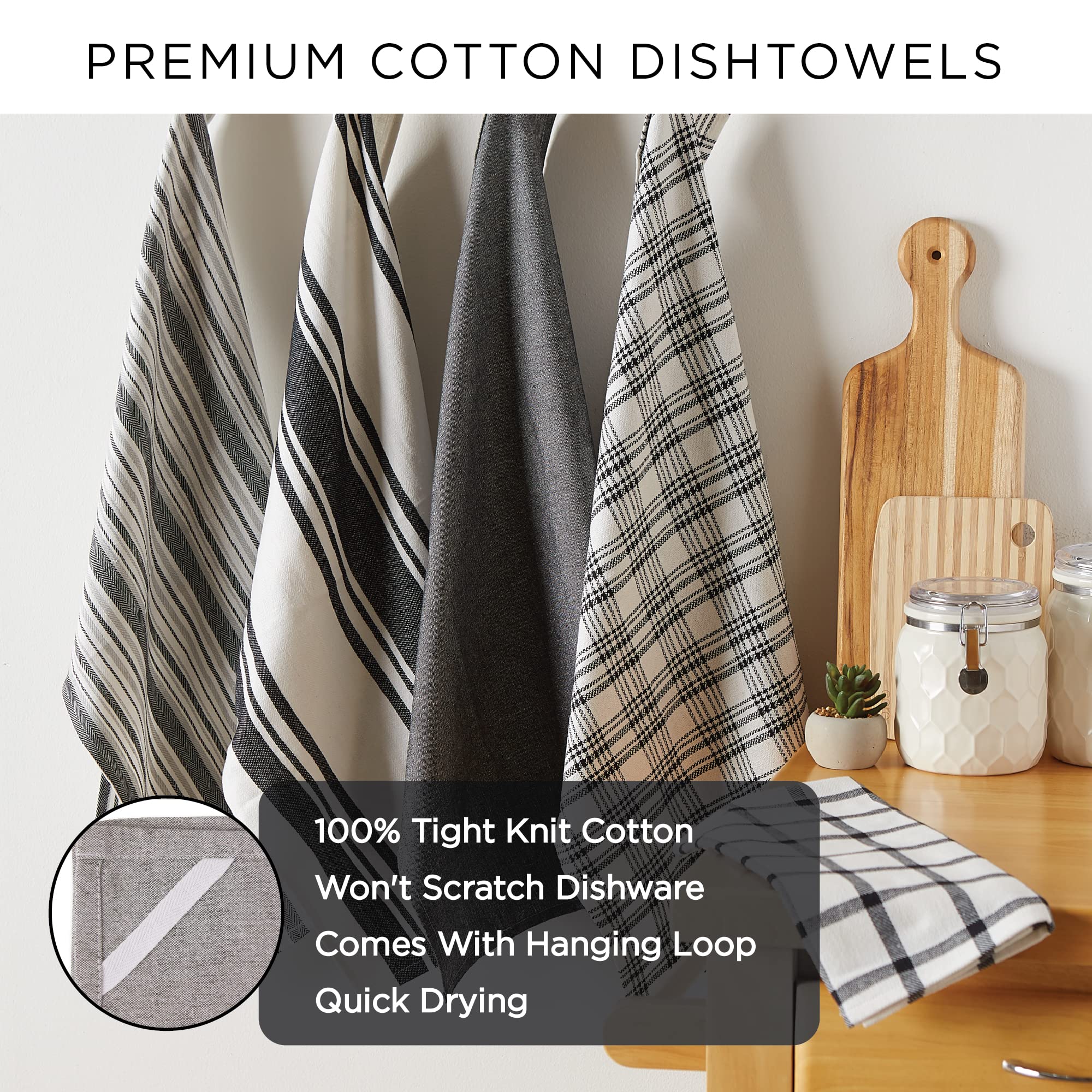 DII dishtowels drying and cleaning tools to tackle spills and smudges
