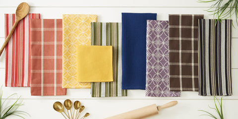 DII fast drying towels help keep counters dry after use