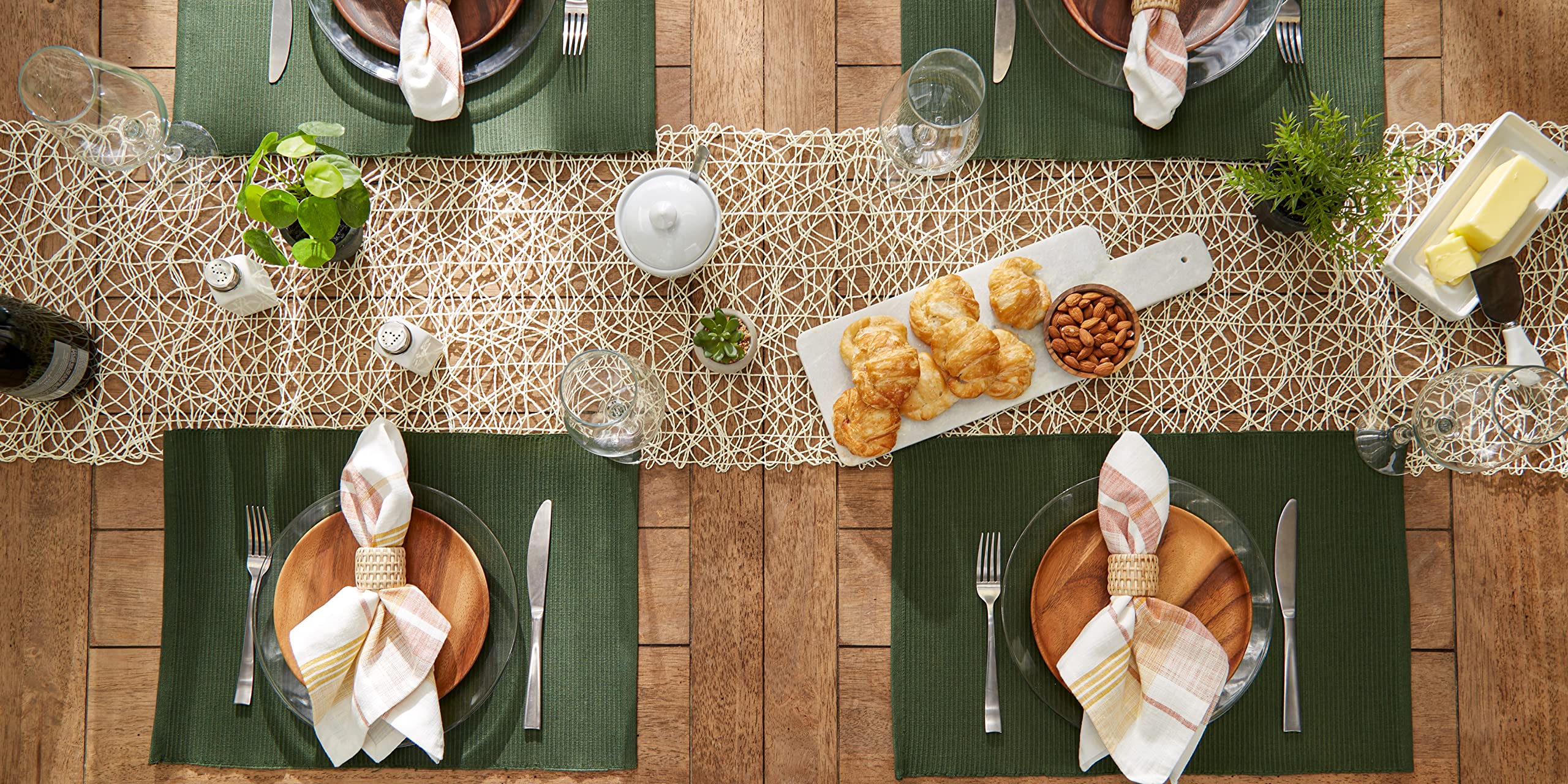 Pair with napkins and runners for a complete DII tablescape