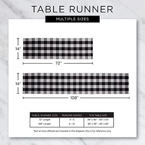 DII snowflakes print runner pairs with glassware for festive tables.