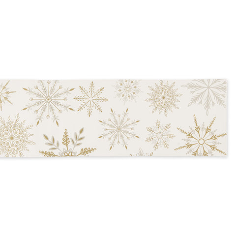 DII sparkle metallic table runner adds shimmer to holiday tables.