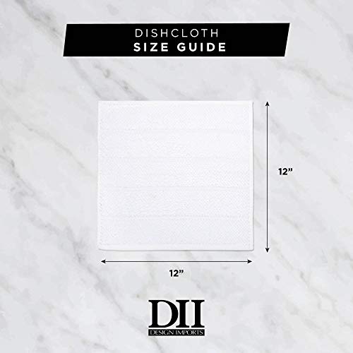 DII windowpane dishcloth 12x12 black, ideal as everyday cleaning essential.