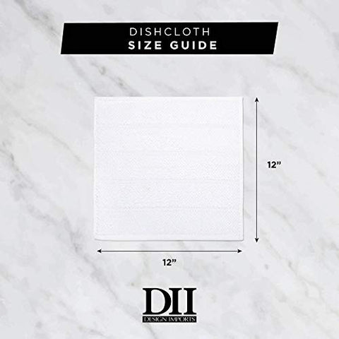 DII windowpane dishcloth 12x12 black, ideal as everyday cleaning essential.