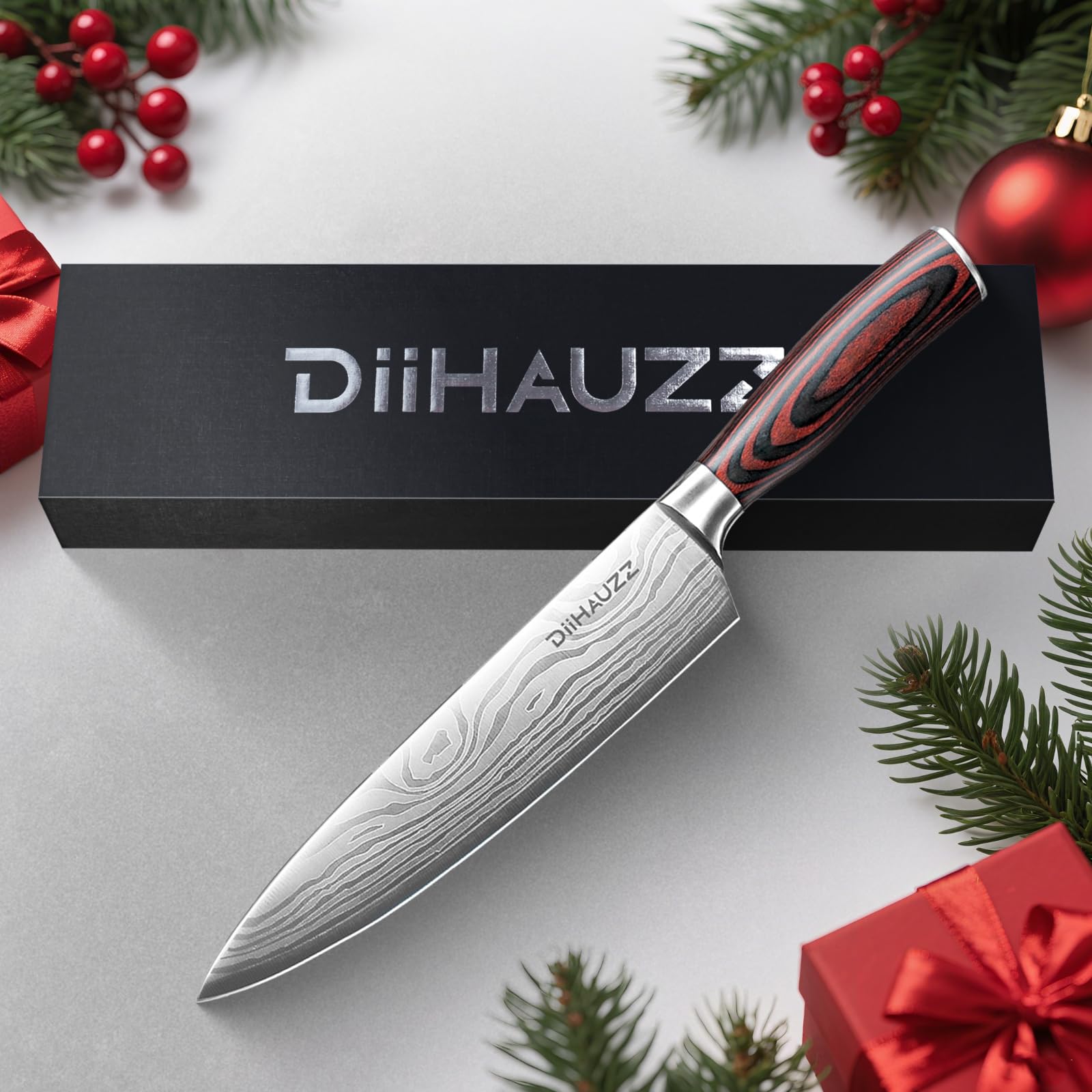 DiiHAUZZ professional-home chef knife suits home kitchens and households.