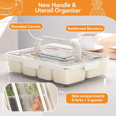 Dimber Snackle Box knife and fork storage keeps cutlery neatly in one place.