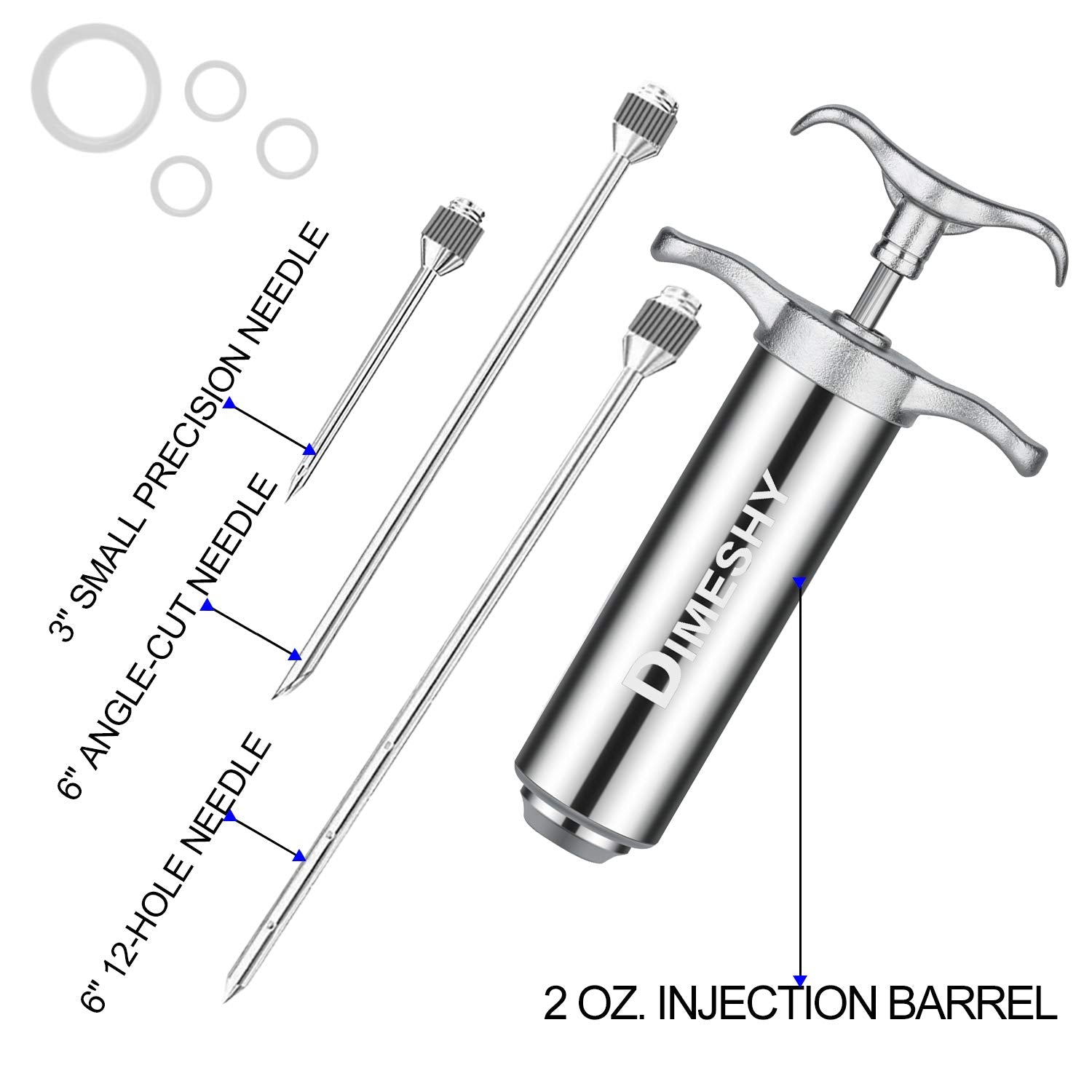 DIMESHY injector used on chicken for juicy, even distribution