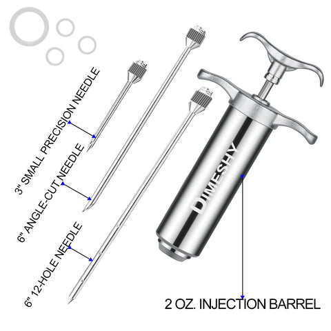 DIMESHY injector used on chicken for juicy, even distribution