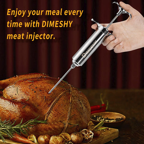 DIMESHY 2-ounce large-capacity barrel for extended marinade sessions