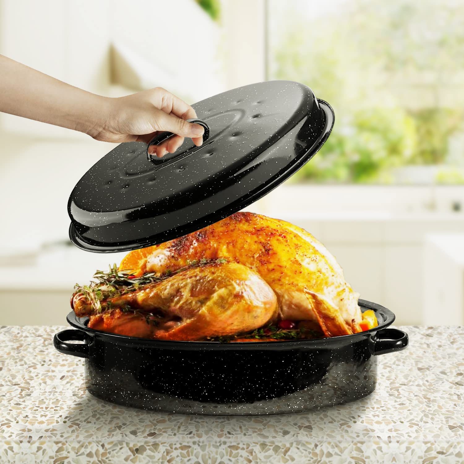 DIMESHY pan available in small, medium, and large sizes.