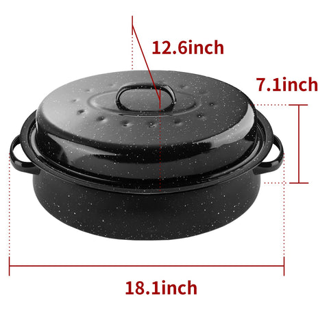 DIMESHY enamel surface close-up shows non-stick, even browning potential.