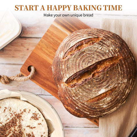 Dimpola 2-pack includes baskets and liners for versatile baking