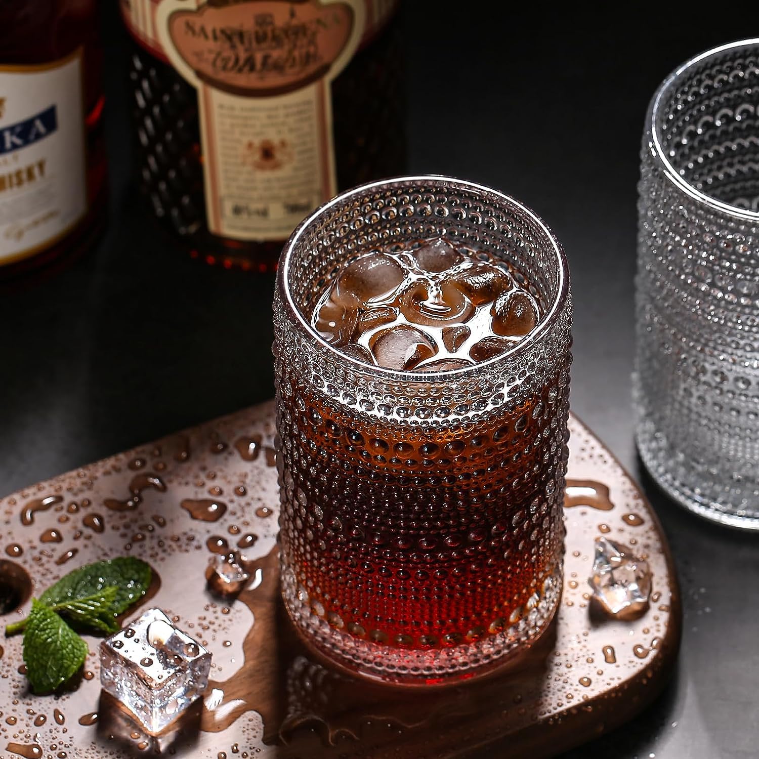 Dingerjar hobnail glasses dishwasher safe for easy cleanup