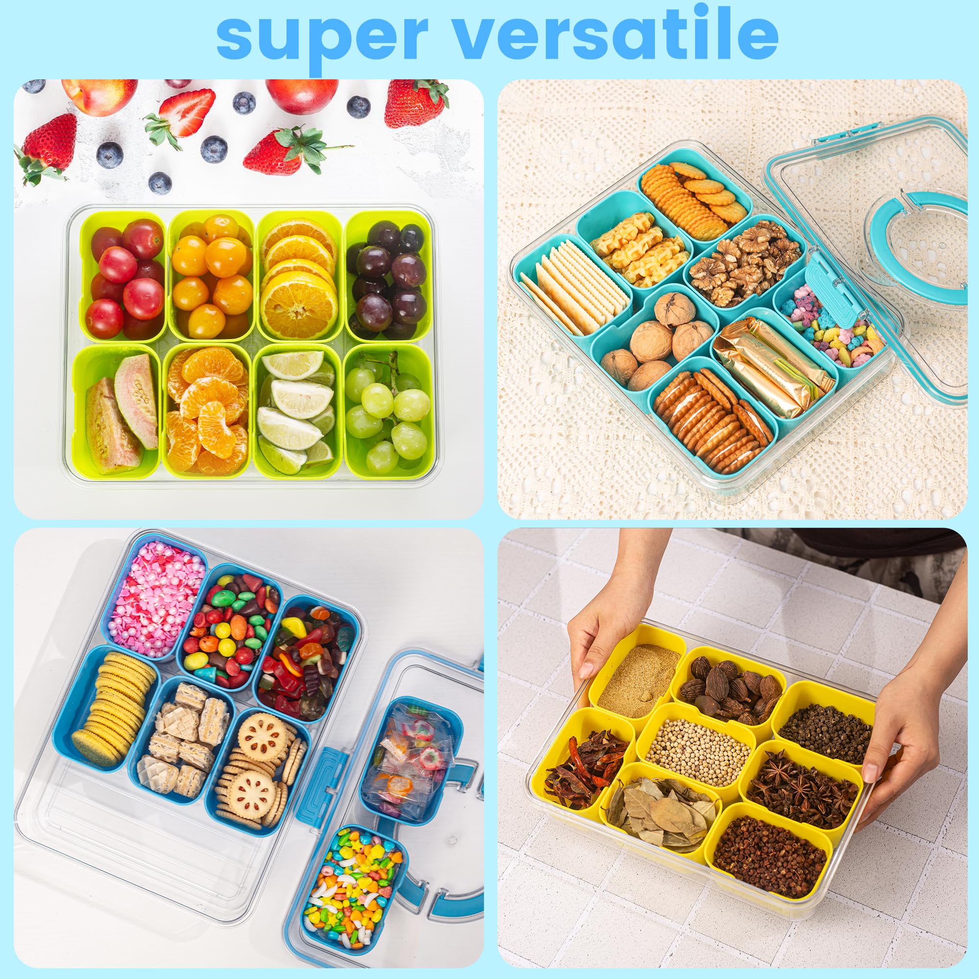 Dingerjar portable snack platter perfect for parties and picnics