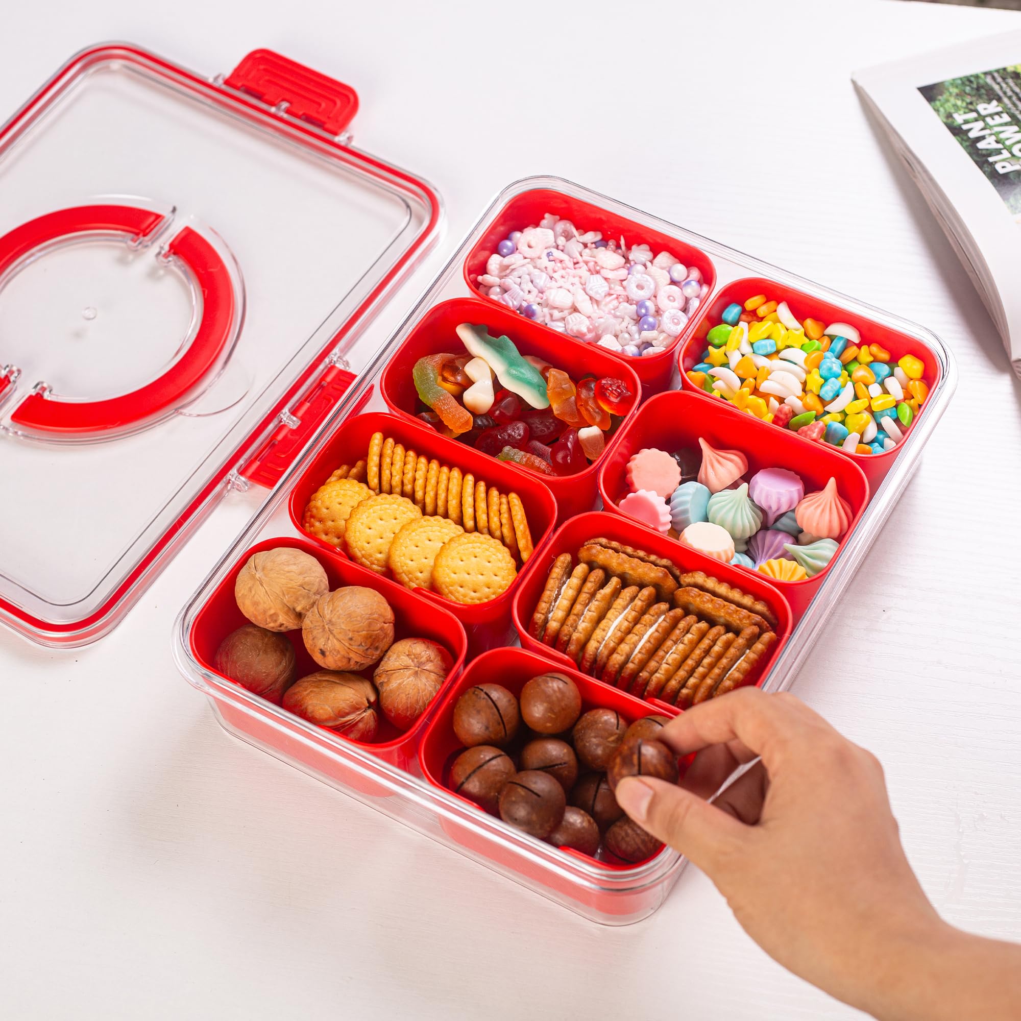 Dingerjar-snackle-box-compact-portable ideal for picnics and on-the-go snacking.