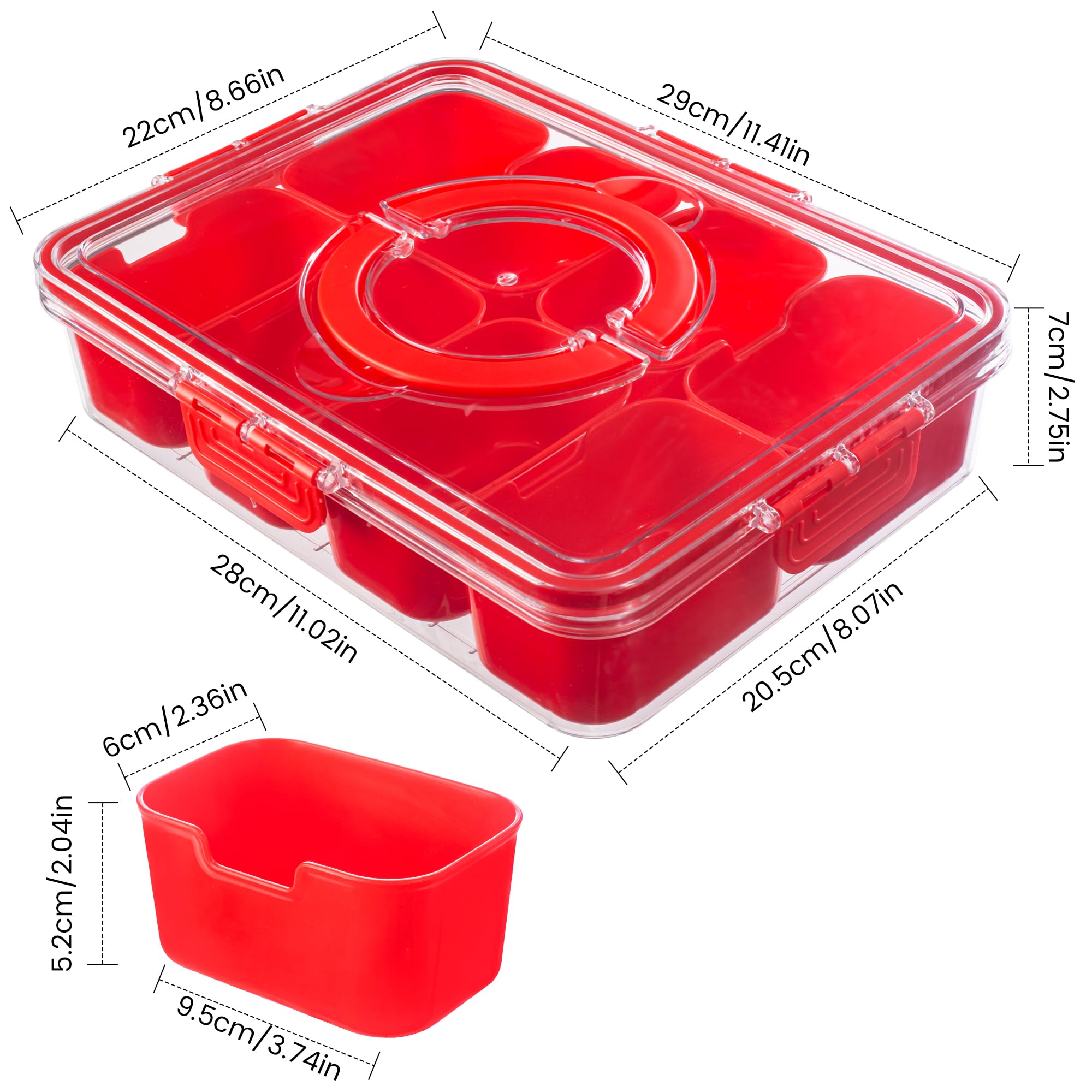 Dingerjar-transparent-compartments-snack-view easy access and organization.