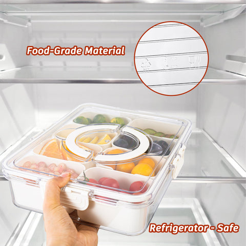 Dingerjar transparent snack container enables quick access and easy viewing of treats.