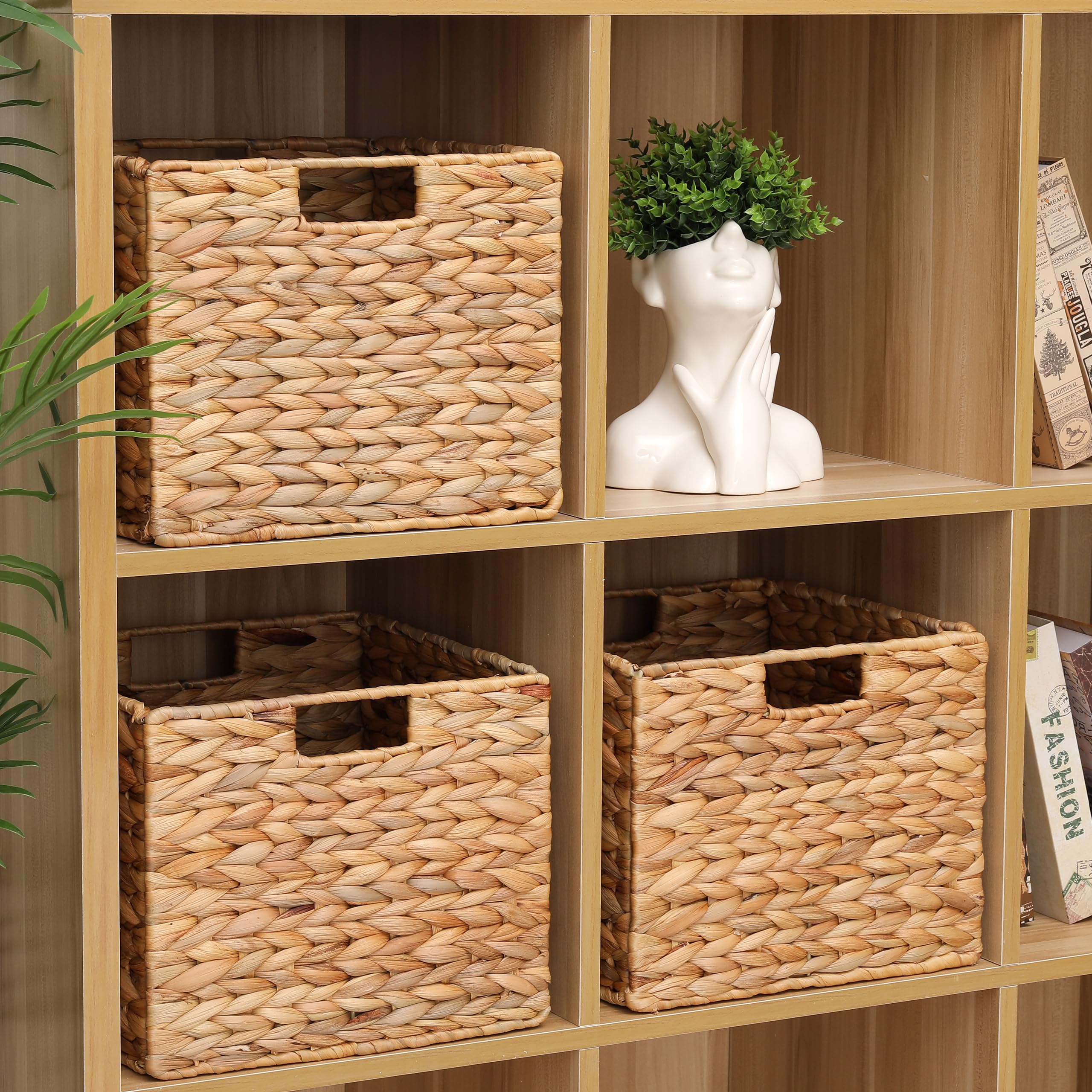 DINGTAI 12x12x10 storage cubes folded flat for space-saving storage