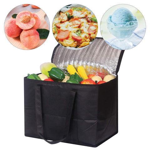 DIOMMELL large insulated tote keeps groceries cold or warm